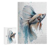 300 PCS Puzzle Per Adolescenti Puzzle Betta Fish Puzzle Per Adulti Gioco Pratico Assemblaggio Del Modello Regali Unici Per Compleanno E Natale 300 PCS