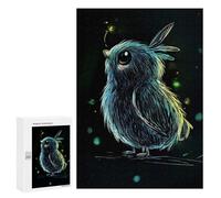 300 PCS Puzzle Per Adolescenti Puzzle Blue Bird in The Night Puzzle Per Adulti Gioco Rompicapo Ma Divertente E Umoristico Aiuta L'esercizio Del Cervello 300 PCS