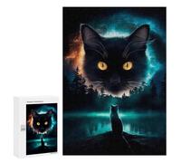 300 PCS Puzzle Per Adolescenti Puzzle Cosmic Cat Dream Puzzle Per Adulti Gioco Pratico Assemblaggio Del Modello Regali Unici Per Compleanno E Natale 300 PCS
