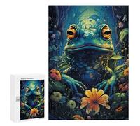 300 PCS Puzzle Per Adolescenti Puzzle Enchanted Garden Frog Puzzle Per Adulti Gioco Pratico Assemblaggio Del Modello Regali Unici Per Compleanno E Natale 300 PCS