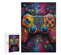 300 PCS Puzzle Per Adolescenti Puzzle Game Controller Artwork Puzzle Per Adulti Gioco Pratico Assemblaggio Del Modello Regali Unici Per Compleanno E Natale 300 PCS