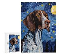 300 PCS Puzzle Per Adolescenti Puzzle German Shorthaired Pointer Puzzle Per Adulti Gioco Pratico Assemblaggio Del Modello Regali Unici Per Compleanno E Natale 300 PCS