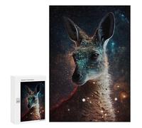 300 PCS Puzzle Per Adolescenti Puzzle Kangaroo in Space-8 Puzzle Per Adolescenti Sfida Difficile Ogni Pezzo È Unico - Giocattoli Educativi Per L'apprendimento 300 PCS