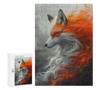 300 PCS Puzzle Per Adolescenti Puzzle Kitsune Red Fox Puzzle Per Adulti Gioco Pratico Assemblaggio Del Modello Regali Unici Per Compleanno E Natale 300 PCS