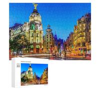 300 PCS Puzzle Per Adolescenti Puzzle Madrid's Nighttime Splendor A Visual Symphony Puzzle Per Adulti Gioco Pratico Assemblaggio Del Modello Regali Unici Per Compleanno E Natale 300 PCS