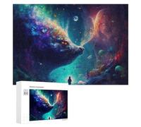 300 PCS Puzzle Per Adolescenti Puzzle Magical Encounter A Whimsical Fantasy Scene Puzzle Per Adulti Gioco Pratico Assemblaggio Del Modello Regali Unici Per Compleanno E Natale 300 PCS
