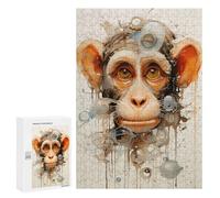 300 PCS Puzzle Per Adolescenti Puzzle Monkey Art Foam Bubbles Puzzle Per Adulti Gioco Rompicapo Ma Divertente E Umoristico Aiuta L'esercizio Del Cervello 300 PCS