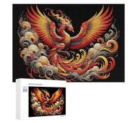 300 PCS Puzzle Per Adolescenti Puzzle Phoenix Rising Art Print -1 Puzzle Per Adulti Gioco Pratico Assemblaggio Del Modello Regali Unici Per Compleanno E Natale 300 PCS