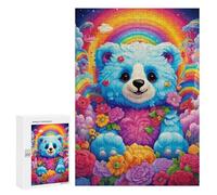 300 PCS Puzzle Per Adolescenti Puzzle Rainbow Panda Paradise Puzzle Per Adulti Gioco Rompicapo Ma Divertente E Umoristico Aiuta L'esercizio Del Cervello 300 PCS