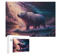 300 PCS Puzzle Per Adolescenti Puzzle Thundering Arctic Majesty -3 Puzzle Per Adulti Gioco Rompicapo Ma Divertente E Umoristico Aiuta L'esercizio Del Cervello 300 PCS