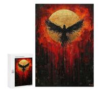 300 PCS Puzzle Per Adolescenti Rise of The Phoenix Contemporary Expressionist Artwork Puzzle Per Adulti Gioco Pratico Assemblaggio Di Modelli Regali Unici Per Compleanno E Natale 300 PCS