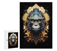 300 PCS Puzzle Per Adolescenti Ritual Gorilla Puzzle Per Adulti Assemblaggio Del Modello Aiuta L'esercizio Del Cervello Giochi Stimolanti 300 PCS