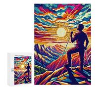 300 PCS Puzzle Per Adolescenti Rock Climbing Wpap Pop Art Puzzle Per Adulti Gioco Pratico Regalo Per Donne Aiuta L'esercizio Del Cervello 300 PCS