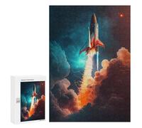 300 PCS Puzzle Per Adolescenti Rocket Lift Off Puzzle Per Adolescenti Gioco Rompicapo Migliora La Memoria Regali Di Natale Compleanno 300 PCS