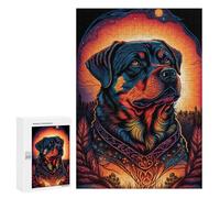 300 PCS Puzzle Per Adolescenti Rottweiler Style 7 Puzzle Per Adulti Gioco Pratico Difficile Difficile Unico Compleanno E Regali 300 PCS