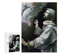 300 PCS Puzzle Per Adolescenti Saint Francis by El Greco Puzzle Per Adulti Giochi Per Famiglie Taglio Di Precisione Difficile E Impegnativo 300 PCS