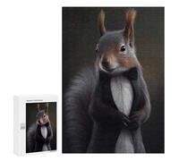 300 PCS Puzzle Per Adolescenti Squirrel Suit Animal Puzzle Per Adulti Gioco Pratico Assemblaggio Di Modelli Regali Unici Per Compleanno E Natale 300 PCS