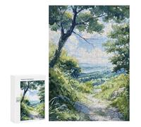 300 PCS Puzzle Per Adolescenti Verdant Outlook Puzzle Per Adolescenti Gioco Rompicapo Migliora La Memoria Regali Di Natale Compleanno 300 PCS