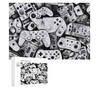 300 PCS Puzzle Per Adolescenti Video Game Controllers A Visual Journey Through Gaming History Puzzle Per Adulti Gioco Pratico Corsa Di Velocità Delle Mani Divertimento Attività A Casa, 300 PCS