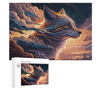 300 PCS Puzzle Per Adolescenti Wild Wolf Spirit Art Puzzle Per Adulti Giocattoli Antistress Regali Per Donne Sfida Da Completare 300 PCS