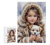 300 PCS Puzzle Per Adolescenti Winter Coat for Kids Puzzle Per Adulti Assemblaggio Del Modello Aiuta L'esercizio Del Cervello Giochi Stimolanti 300 PCS