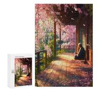 300 PCS Puzzle Per Adulti Cherry Blossom Serenity-10 Puzzle Per Adolescenti Migliora La Memoria Difficile E Stimolante È Ideale Come Regalo 300 PCS