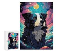 300 PCS Puzzle Per Adulti Cosmic Canine Dreamscape-1 Puzzle Per Adolescenti Difficile Difficile Ogni Pezzo È Unico - Gioco Divertente E Stimolante Per Tutta La Famiglia 300 PCS