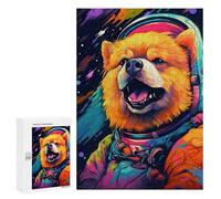 300 PCS Puzzle Per Adulti Cosmic Red Panda Explorer-1 Puzzle Per Adolescenti Difficile Difficile Ogni Pezzo È Unico - Gioco Divertente E Stimolante Per Tutta La Famiglia 300 PCS