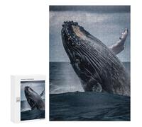 300 PCS Puzzle Per Adulti E Adolescenti Beautiful Whale Puzzle Gioco Pratico Corsa Di Velocità Manuale Regali Unici Per Compleanno E Natale 300 PCS