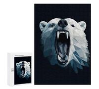 300 PCS Puzzle Per Adulti E Adolescenti Geometric Style Polar Bear Puzzle Per Adulti: Giochi Rilassanti Che Migliorano La Memoria. Regali Unici Per Compleanno E Natale 300 PCS