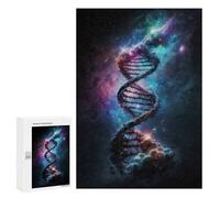 300 PCS Puzzle Per Adulti E Adolescenti Human DNA in The Space V4 Puzzle Per Adulti Giochi Per Famiglie Quadri Da Parete Ideali Come Regalo 300 PCS