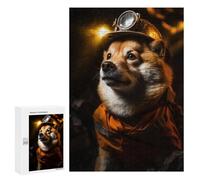 300 PCS Puzzle Per Adulti E Adolescenti Shiba Miner Puzzle Giocattolo Decorazione Da Parete Arte Da Parete Regali Di Compleanno E Unici 300 PCS
