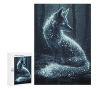 300 PCS Puzzle Per Adulti Enchanted Winter Fox Puzzle Per Adolescenti Difficile Difficile Ogni Pezzo È Unico - Gioco Divertente E Stimolante Per Tutta La Famiglia 300 PCS