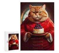 300 PCS Puzzle per Adulti Fat Cat Cake Boss Gioco Di Famiglia Analisi E Logica Interazione Tra Genitori E Figli 300 PCS