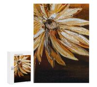 300 PCS Puzzle Per Adulti Flower in Sepia Puzzle Per Adolescenti Difficile Difficile Ogni Pezzo È Unico - Gioco Divertente E Stimolante Per Tutta La Famiglia 300 PCS