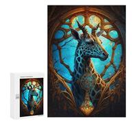 300 PCS Puzzle Per Adulti Giraffe Mythical Puzzle Per Adulti Giochi Rilassanti Sfida Difficile Difficile E Sfida 300 PCS