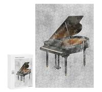 300 PCS Puzzle Per Adulti Grand Piano Puzzle Per Adolescenti Difficile Difficile Ogni Pezzo È Unico - Gioco Divertente E Stimolante Per Tutta La Famiglia 300 PCS