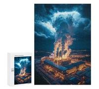 300 PCS Puzzle Per Adulti Industrial Pollution Clouds Puzzle Per Adolescenti Difficile Difficile Ogni Pezzo È Unico - Gioco Divertente E Stimolante Per Tutta La Famiglia 300 PCS