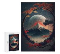 300 PCS Puzzle per Adulti Magic Root and Mount Fuji Gioco Di Famiglia Puzzle Analisi E Logica Interazione Tra Genitori E Figli 300 PCS