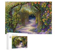 300 PCS Puzzle Per Adulti Puzzle Enchanted Garden Pathway -1 Puzzle Per Adulti Gioco Rompicapo Decorazione Murale Divertimento A Casa Attività, 300 PCS