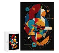 300 PCS Puzzle Per Adulti Puzzle Orbital Alignment - Modern Geometric Abstract Puzzle Per Adulti Gioco Pratico Corsa Di Velocità Manuale Ottimo Regalo Per I Giocatori 300 PCS