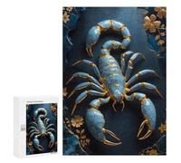 300 PCS Puzzle Per Adulti Puzzle Scorpion Kintsugi Puzzle Per Adulti Giochi Divertenti Regali Per Donne Sfida Da Completare 300 PCS