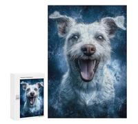300 PCS Puzzle Per Adulti Puzzle Smiling Jack Russell Terrier Puzzle Per Adulti Gioco Rompicapo Corsa Di Velocità Gioco Impegnativo Regali 300 PCS