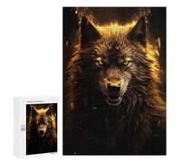 300 PCS Puzzle Per Adulti Puzzle Unleashed Black Wolf Puzzle Per Adulti Gioco Pratico Corsa Di Velocità Manuale Ottimo Regalo Per I Giocatori 300 PCS