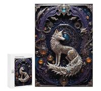 300 PCS Puzzle Per Adulti Steampunk Fox Art Deco Puzzle Antistress Per Adulti Decorazione Perfetta Difficile E Stimolante 300 PCS