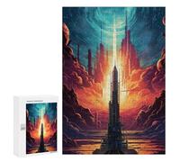 300 PCS Puzzle Space Rocket Launch Puzzle Per Adulti Per Il Divertimento in Famiglia Regali Per L'interazione Genitore-figlio Per Amici E Familiari 300 PCS