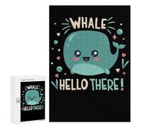 300 PCS Puzzle Whale Hello There Puzzle Per Adulti Giochi Divertenti Decorazione Perfetta Regali Unici Per Compleanno E Natale 300 PCS