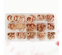 300 PCS Rondelle in Rame Confezione Assortita Di Rondella Tenuta