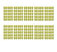 300 pennarelli colorati per grucce, cubi di dimensioni per vestiti e indumenti (giallo), accessori alla moda per una facile selezione e visualizzazione