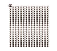300 pezzi,3/4/5/6 mm serpente allievo rosso 3D esca da pesca olografica occhi mo
